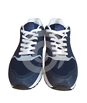 Sneakers isolated - blue