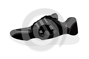 Sneakers in vector on white background.Sneakers vector illustration.