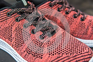 Sneakers for woman. Footwear for fitness and sport