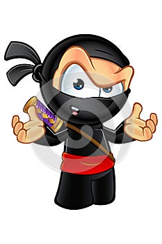 Sneaky Looking Ninja Character