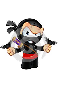 Sneaky Looking Ninja Character