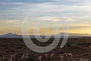 Sneeuberg Mountains in the late afternoon light
