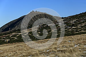 Snezka, Giant mountains, (czech: Krkonose, Pec pod Snezkou), the northern part of the Czech Republic