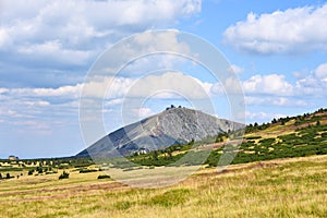 Snezka mountain in the national park Krkonose photo