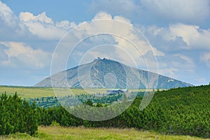 Snezka, Schneekoppe, Giant Mountains (Czech: Krkonose), Riesengebirge, Czech, Polannd