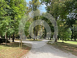 The SneÅ¾nik Castle park - Stari Trg pri Lozu, Slovenia / Park ob gradu SneÅ¾nik ali Grajski park SneÅ¾nik - Stari Trg pri LoÅ¾u