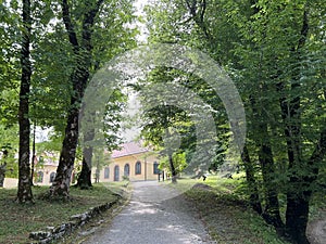 The SneÅ¾nik Castle park - Stari Trg pri Lozu, Slovenia / Park ob gradu SneÅ¾nik ali Grajski park SneÅ¾nik - Stari Trg pri LoÅ¾u