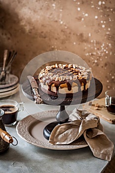 Snickers Layer Cake