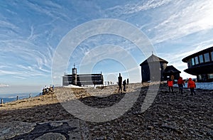 Meteorological observatory at the top of the Mountain.