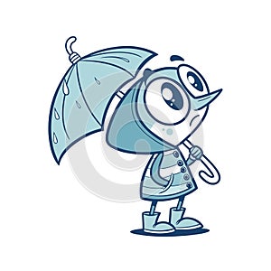 Sniffles the Curious Raindrop Creative Design