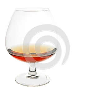Snifter glass of cognac