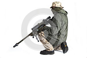 Sniper in anti-IR cloak