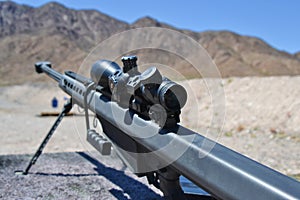 Sniper Barrett rifle , 0.50 caliber, m82a1