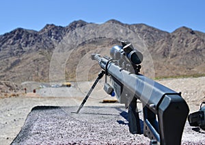 Sniper Barrett rifle , 0.50 caliber, m82a1