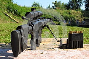 Sniper rifle caliber .50 BMG photo