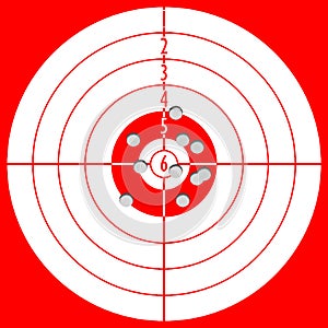 Sniper shooting target