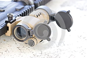 Sniperscope of a Gun.