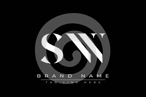 SNN abstract letter logo design