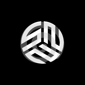 SNN letter logo design on black background. SNN creative initials letter logo concept. SNN letter design
