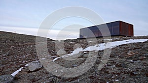 Snohetta lookout hut in Dovrefjell National Oark in Norway