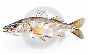 Snook Fish isolated on transparent background.