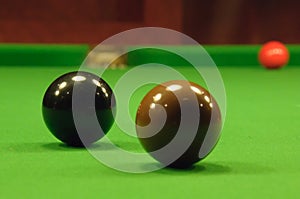 Snooker balls