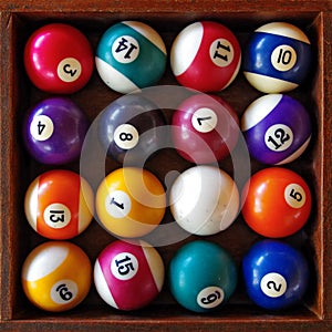 Snooker Balls photo