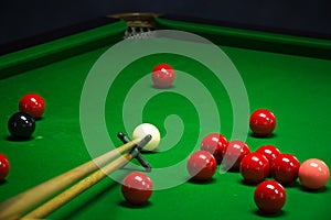 Snooker balls set