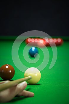 Snooker balls set