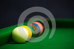 Snooker balls set