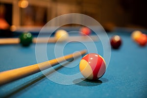 Snooker game, billiard table, pool game table