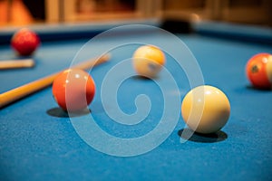 Snooker game, billiard table, pool game table