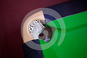 Snooker hole net