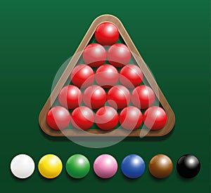 Snooker Set Rack