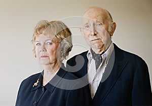 Snooty Senior Couple