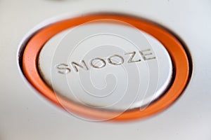 Snooze button detail