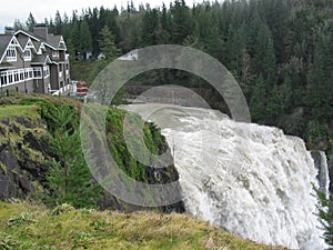 Snoqualmie Falls and the Lodge