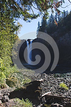 Snoqualmie Falls River in Seattle, WA