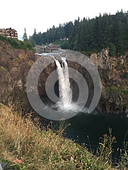 Snoqualmie Falls, waterfall, snoqualmie and fall city