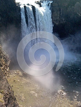 Snoqualmie falls waterfall Washington water