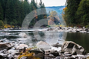 Snoqualmie river, USA