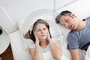 Snoring husband