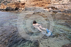 Snorkel at the beach in Mallorca