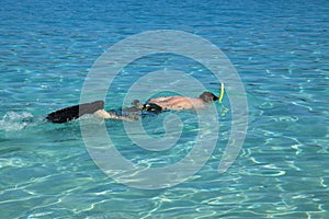 Snorkeling at Coki Bay in St Thomas