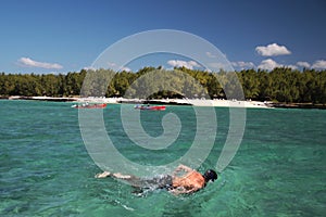 Snorkeling in Mauritius