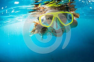 Snorkeling in the ocean