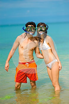 Snorkelling At Beach