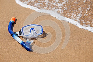 Snorkelling mask photo