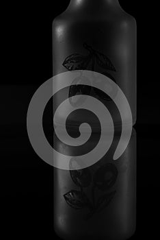 A snorter on a black background.