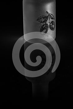 A snorter on a black background.